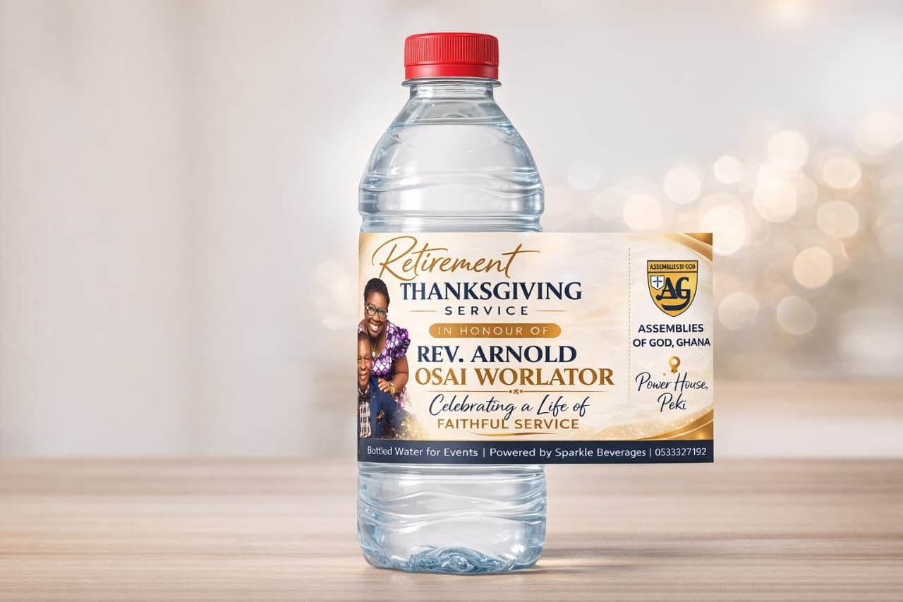 Custom Branded Water Close Up